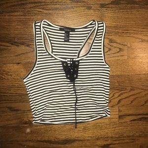 Tight cropped tank top